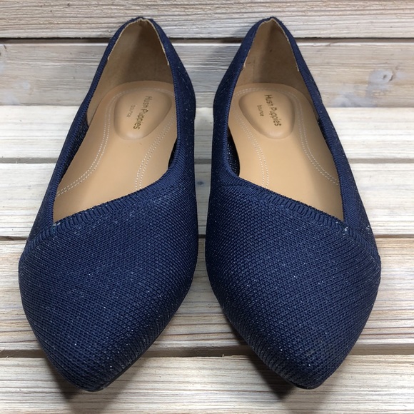 HUSH PUPPIES Navy Sadie Ballet Flats Size 6 - Picture 7 of 10